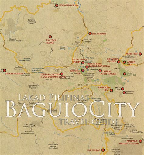 itinerary baguio baguio tourist map|Baguio Itinerary 1.